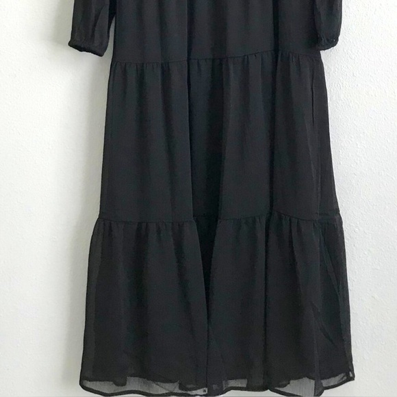 NWOT BELLE BY KIM GRAVEL BLACK BORN TO WANDER DRESS SIZE MEDIUM - Picture 3 of 3